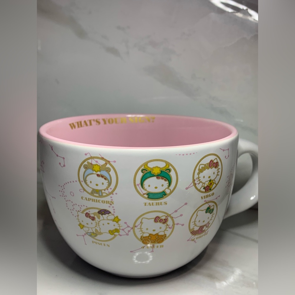 Hello kitty zodiac mugs